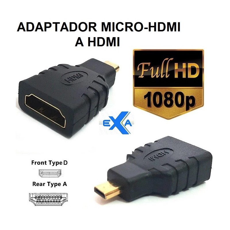 ADAPTADOR SAFETY MICRO HDMI A HMDI