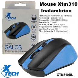 MOUSE XTECH INALAMBRICO...