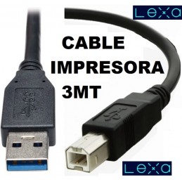CABLE SAFETY USB 3MT NEGRO