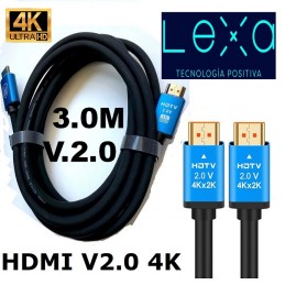 CABLE SAFETY HDMI 3MTS 4K
