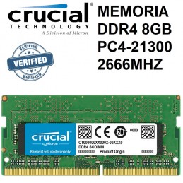 MEMORIA RAM CRUCIAL DDR4...