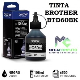 TINTA BROTHER BTD60BK NEGRA...