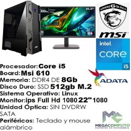 PC INTEL CI5-8GB RAM-512GB...