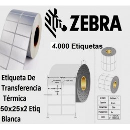 ROLLO DE ETIQUETAS 50X25 4000