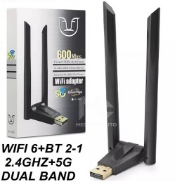 ADAPTADOR SAFETY USB WIFI 6...