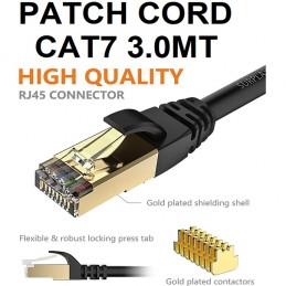 PATCH CORD SAFETY 3MTS CAT 7