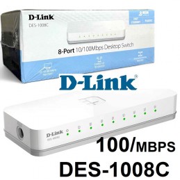 SWITCH D-LINK DES-1008C 8...