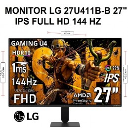 MONITOR LG  27 PULGADAS...
